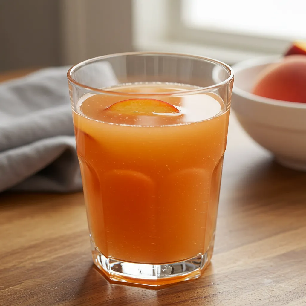BEST RECIPE for Delightfully Easy Peach Bellini Mocktail: Ultimate Summer Sparkling Beverage Perfection - tertiary view